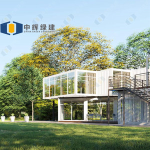 CGCH Economy Flat Pack Build Kit Container House 20Ft Prefab Houses Container House Prefabricated 40Ft Container Flat Pack Cabin