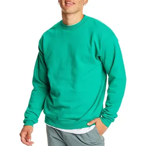 Fitspi Men's Sweatshirt Eco Fleece Crewneck Sweatshirts Cotton-blend Fleece Hoodies Plush Fleece Pullover Dropshipping