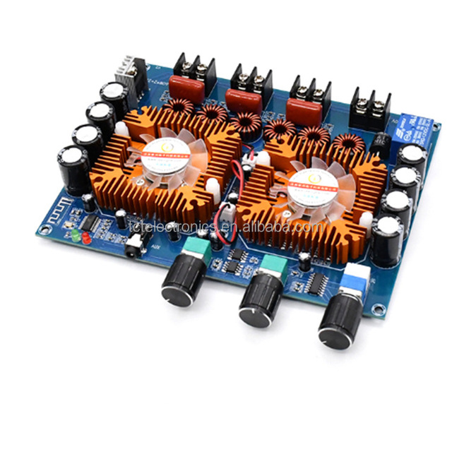 XH-A128 TDA7498E Blue tooth 5.0 Digital Power Amplifier Board xh-a128 160W*2+220W Stereo 2.1 Channel Amp DC12-32V