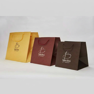 Luxury Custom Printed Paper Shopping <b>Bag</b> with Rope Handle Matte Laminated Boutique <b>Gift</b> Packaging for Retail Fashion Apparel - Product Image 1