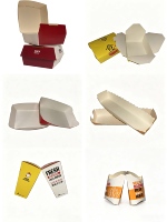 Boîte à pizza carrée blanche en carton ondulé, écologique et résistante à la graisse, avec doublure en papier, impression offset, boîte à emporter alimentaire sécurisée, 7-16 pouces
