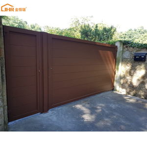 JHR Conception de <span class=keywords><strong>portail</strong></span> coulissant pour allée principale moderne <span class=keywords><strong>3M</strong></span> Panneau de <span class=keywords><strong>portail</strong></span> en aluminium Porte automatique en aluminium <span class=keywords><strong>Prix</strong></span> pour résidentiel - Product Image 4