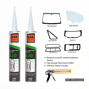 Sellador de Poliuretano (PU) para Parabrisas, 300/600 ml, Sellador de PU para Carrocería de Automóvil, Adhesivos y Selladores para Parabrisas - Product Image 2