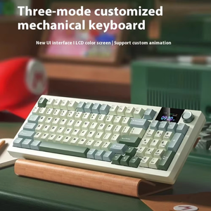 LT95 3Mode Mechanical <strong>Keyboard</strong> RGB With Volume Knob Smart Display (Customizable) Gasket <strong>Structure</strong> for Gaming <strong>Keyboard</strong> - Product Image 5