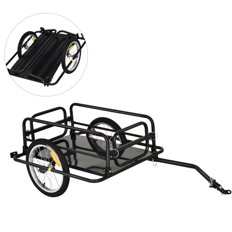 Faltbarer Fahrradanhnger Gepcktrger Transport Schwarz Stahl  Fahrrad-Lastenanhnger mit Universal-Kupplung| Alibaba.com