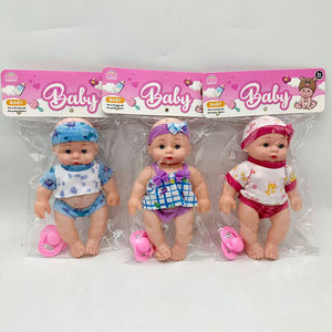 Muñeca Bebé Profesional de 27 cm con Chupete, Traje Morado y Diadema con Lazo para Niños y Niñas - Product Image 2