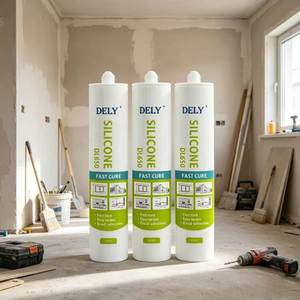 Scellant en silicone à base d'acétate, <span class=keywords><strong>colle</strong></span> adhésive imperméable pour verre et miroir - Product Image 5
