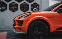 Nouveau 2014-2017 pour Porsche MACAN 95B.1 séparateur de lèvre avant pare-chocs avant diffuseur avant-mise à niveau de rénovation boulonnée