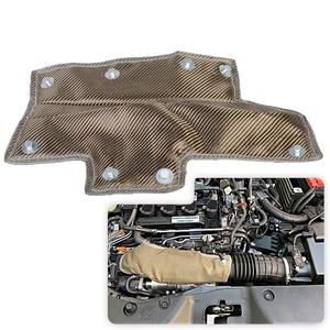 Couverture de tuyau d'admission de lave <span class=keywords><strong>thermique</strong></span> de résistance à haute température pour <span class=keywords><strong>Honda</strong></span> pour Civic 1.5T turbocompresseur bouclier <span class=keywords><strong>thermique</strong></span> refroidisseur d'admission nouveau Conditi - Product Image 3