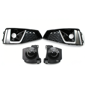 Pièces de rechange pour carrosserie automobile, cache de phare antibrouillard, cadre de phare antibrouillard avec ACC pour <span class=keywords><strong>AUDI</strong></span> <span class=keywords><strong>A4</strong></span> <span class=keywords><strong>S</strong></span>-<span class=keywords><strong>line</strong></span> <span class=keywords><strong>2017</strong></span> 2018 2019 B9 - Product Image 4
