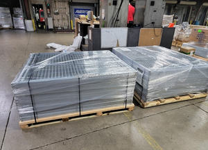 Erhöhter Hundezwinger aus feuerverzinktem Stahlblech, geschweißter Hundezwinger, Hundezwinger mit Gitter - Product Image 6