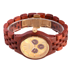 Nouvelle arrivée Montre-bracelet en bois pour homme Bewell Montre à quartz en bois de rose du Japon pour homme - Product Image 4
