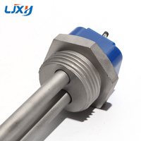 LJXH Élément de chauffe-eau électrique en acier inoxydable 304 Type pliable à vis 1 pouce BSP/NPT Filetage DN25 1KW/2KW/3KW/4KW/6KW