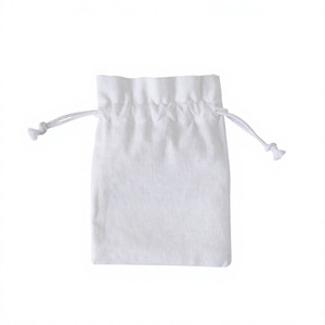 Sacs à cordon en coton personnalisés pour bijoux, mini-sacs d'emballage de produits, accessoires de marquage, événements marketing, Potli - Product Image 5
