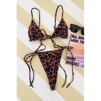 Young Beach Sexy Mini Micro Bikini Girls Sexi Lady Tanga Bikini brasileño Diseñador personalizado Conjunto de bikini de lujo