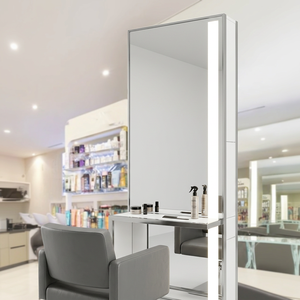 Miroir de sécurité décoratif incassable à fixer au mur pour salon de coiffure, vente en gros - Product Image 1