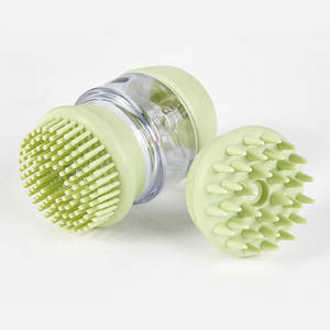 Cepillo de Masaje de Goma de Silicona Suave para Gato, Cepillo de Baño, Peine, Champú, Herramienta de Limpieza, Suministros para Mascotas - Product Image 1