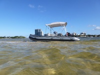 Bateaux de sport nautique populaires Goethe 18 pieds GTS500, bateaux à rames en PVC, ponton en aluminium, bateau de pêche gonflable