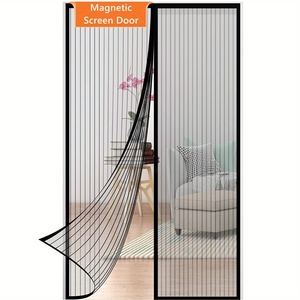 <span class=keywords><strong>Moustiquaire</strong></span> de <span class=keywords><strong>porte</strong></span> en fibre de verre à fermeture automatique, silencieuse et magnétique, en polyester, au design moderne, anti-insectes - Product Image 6