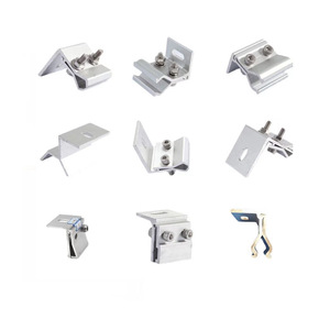 Fixations rapides en alliage d'aluminium, type épais, anodisé, pour système de montage solaire - Product Image 4