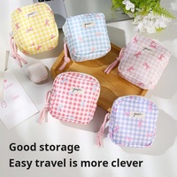 Portable serviette hygiénique sac de rangement voyage stockage cosmétique Kit sac Mini pochette porte-monnaie