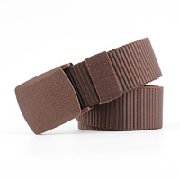 Ceinture en tissu pour homme en gros, boucle en plastique, ceinture tactique d'extérieur, ceinture de chasse, de randonnée et de sport