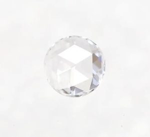 100% Diamante suelto natural 0.254 Ct. Diamante suelto natural de corte Rosa redondo blanco, 5 mm F/G Color VS Claridad Diamante natural - Product Image 2