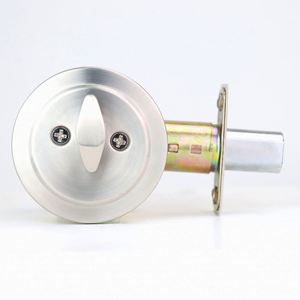 กุญแจล็อคเฟอร์นิเจอร์แบบไม่ใช้กุญแจ WEKIS ชุบสังกะสี แข็งแรงทนทาน พร้อมตัวปรับระยะห่างด้านหลังสำหรับประตูแบบฝัง (60-70 มม.) ทำจากสแตนเลส - Product Image 3