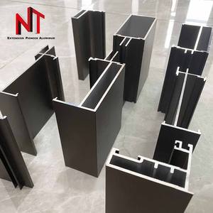 사무실 건물 알루미늄 압출 프로파일 알루미늄 커튼 월 프로파일 시스템 알루미늄 유리 커튼 월 프로파일 - Product Image 1
