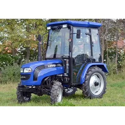 小型農業用小型トラクタートレーラーFoton Lovol24HPミニ農業機械トラクター