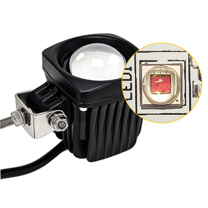 Mini perle unique carré LED chariot élévateur lumière <span class=keywords><strong>de</strong></span> sécurité bleu rouge Spot <span class=keywords><strong>Point</strong></span> voyants d'avertissement pour entrepôt zones <span class=keywords><strong>de</strong></span> danger dépôt camion - Product Image 5