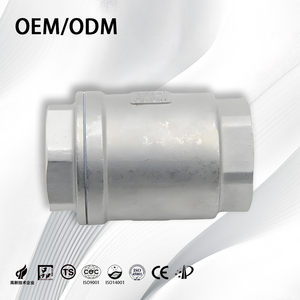 Valvola di ritegno verticale in acciaio inossidabile 304/316L autoattivata anti-riflusso con tenuta in PTFE a bassa caduta di pressione resistente alla corrosione - Product Image 5