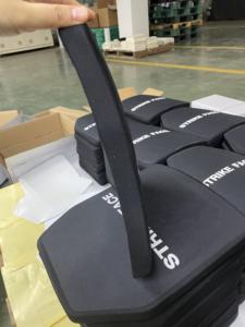 แผ่นเกราะกันกระสุนคุณภาพสูง ระดับ IIIA IV แบบ High Cut ผลิตจากวัสดุ PE Alumina <span class=keywords><strong>SiC</strong></span> B4C สำหรับกิจกรรมทางยุทธวิธี - Product Image 3