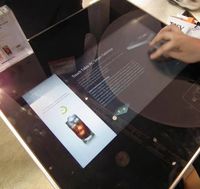 21.5 pouces Digital Signage Display Monitor Smart Table LCD Restaurant Bar Interactive Multi Touch Screen Coffee Menu Table