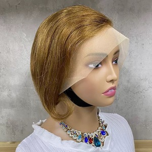 Pelucas de Cabello Humano 100% al por Mayor, Peluca de Corte Pixie sin Pegamento con Frente de Encaje 13*4 para Mujer, Proveedor Líder, Envío Directo, Logotipo Personalizado - Product Image 6