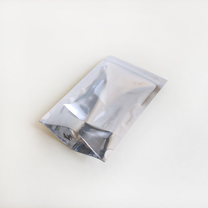 10x15cm Factory Price clear Front Glossy Silver <strong>Small</strong> Resealable <strong>Zip</strong> Lock Stand up Food Packaging Pouches <strong>Bags</strong> - Product Image 6