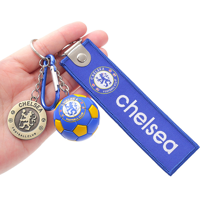 Chelsea ball card lanyard set