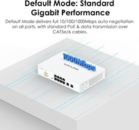 Nuevo Switch de Red No Administrado WAVLINK WL-NW0820GP 802.3af/at de 10 Puertos Gigabit Ethernet con 8 Puertos PoE (2026)