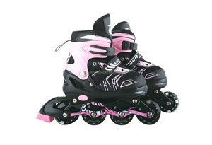 Patines de Ruedas Ajustables de 4 Ruedas para Niños y Niñas con Ruedas de PU Brillantes para Exteriores - Product Image 3