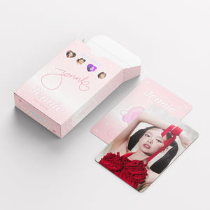 Nuova carta kpop jennie da 60 pz/scatola artigianale carta artistica ecologica carta LOMO da 30 pz/scatola adesivo per bicicletta da collezione - Product Image 5