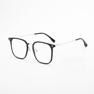 เฉียนไน เรโทร TR กรอบแว่นตาโลหะเต็มรูปแบบสี่เหลี่ยมป้องกันแสงสีฟ้าสำหรับผู้หญิงกรอบใหญ่สไตล์เกาหลี JS8-1-24011 - Product Image 5