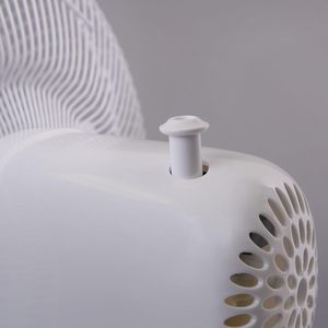 Alera 12\" 3-Speed Plastic White <b>Oscillating</b> Desk <b>Fan</b> Exhaust <b>Fan</b> Product Category - Product Image 2