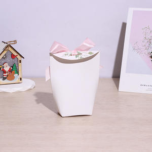 Confezione di caramelle di nozze all'ingrosso souvenir vuoti scatole di carta a buon mercato prezzo bianco scatole di cioccolato per gli ospiti porta confezione regalo - Product Image 4