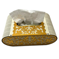 Boîte à mouchoirs en bois sculpté rétro de style européen, porte-serviettes de luxe réutilisable, décoration artisanale pour la maison et la chambre, personnalisable