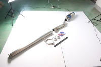 Sistema de Escape Azul Titanio Quemado para Mitsubishi Lancer Evo X Evo10 4B11T