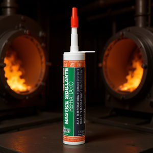 Mastic réfractaire Rei 180 310 ml, scellant haute température pour applications industrielles - Product Image 2