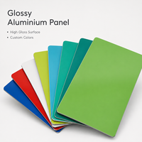 Panneau composite en aluminium Alucobond haute brillance 3 mm 4 mm 5 mm, revêtement mural extérieur en ACP, panneau composite en aluminium