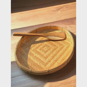 Cesta Redonda de Bambú Tejida para Lavar Arroz, Cesta de Pared de Ratán, Buen Precio, Proveedor de Vietnam, Decoración Ecológica Hecha a Mano - Product Image 5