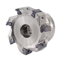 Fraise à alimentation rapide LN11/LN15 M4 pour centre d'usinage CNC, fraise à ébavurer carrée pour plaquettes LNGU11/LNGU15