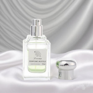 Custom 30ml 50ml 80ml Hot Sale <strong>New</strong> <strong>Design</strong> Luxury square Clear Empty glass spray <strong>perfume</strong> bottle with custom package and box - Product Image 1